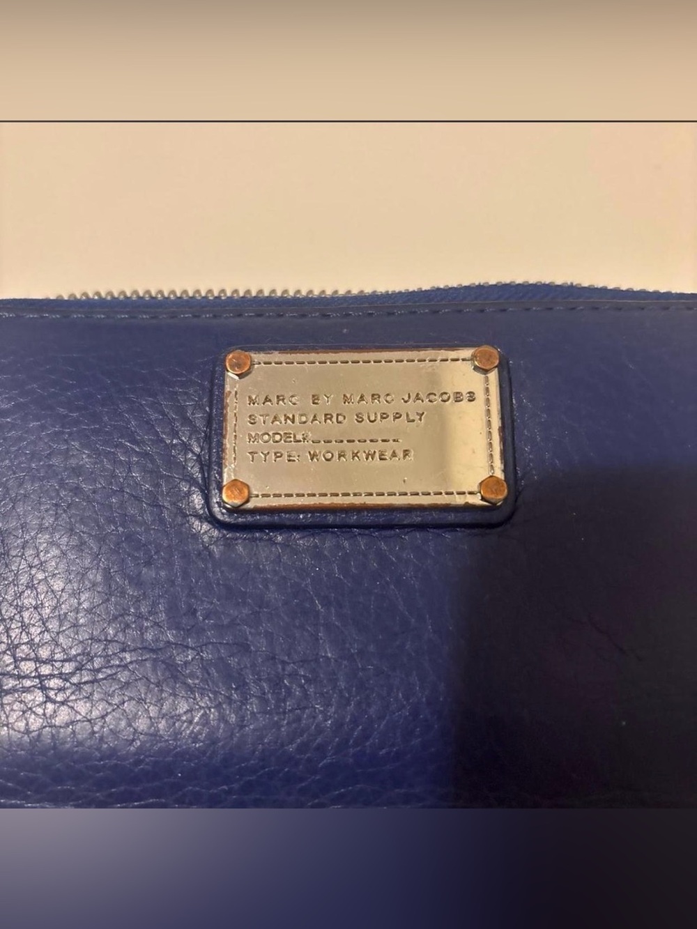Marc by Marc Jacobs Blue Leather Zip Around Wallet 💙 - Picture 4 of 7